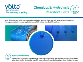 Chemical and Hydrolysis Resistant Belts