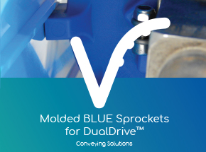 Molded Blue Sprockets for DualDrive